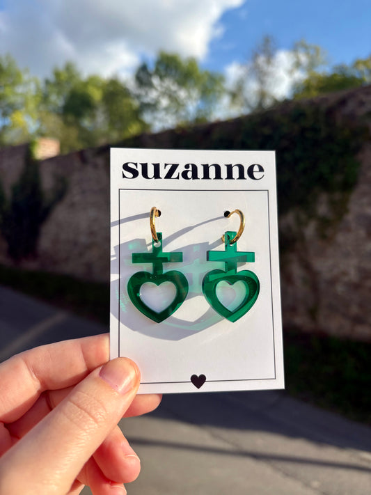 BOUCLES COEUR SACRÉ (4 CHOIX)