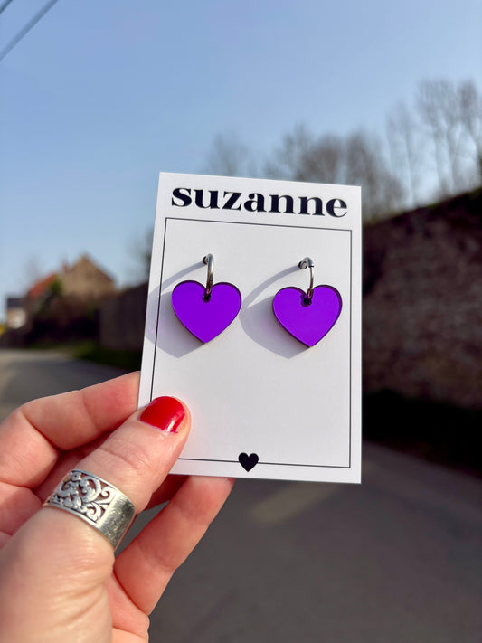 CRÉOLES COEUR MINI