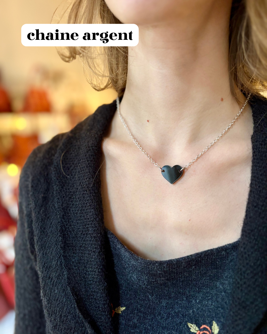 COLLIER CŒUR (PERSONNALISABLE)