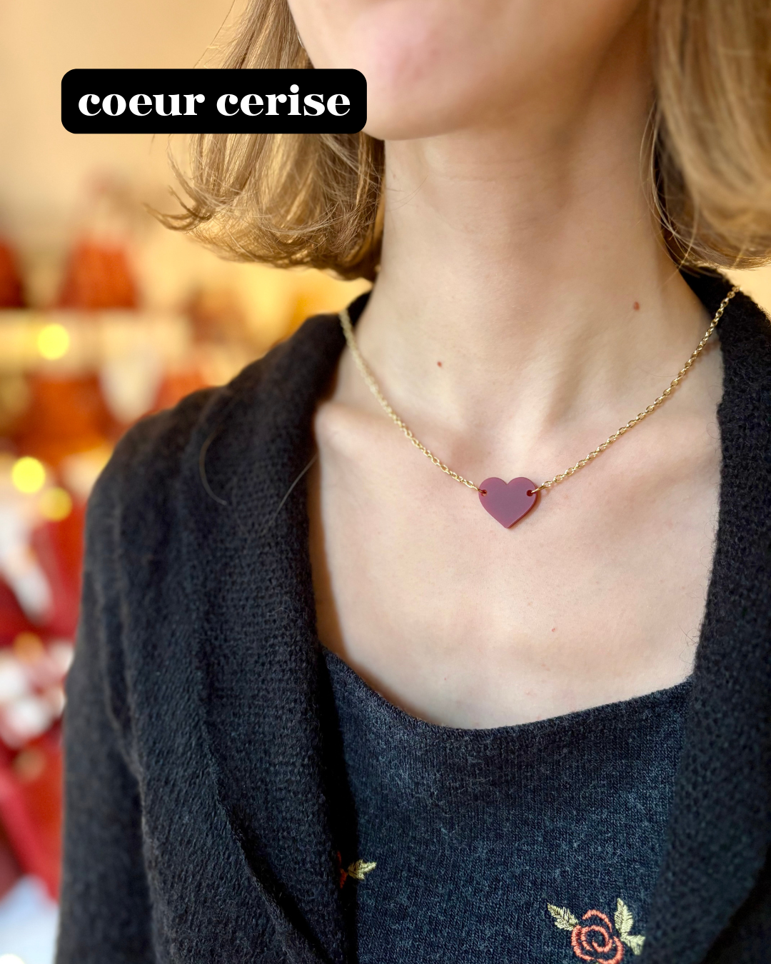 COLLIER CŒUR (PERSONNALISABLE)
