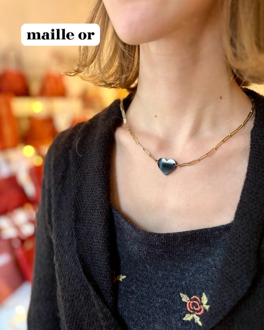 COLLIER CŒUR (PERSONNALISABLE)