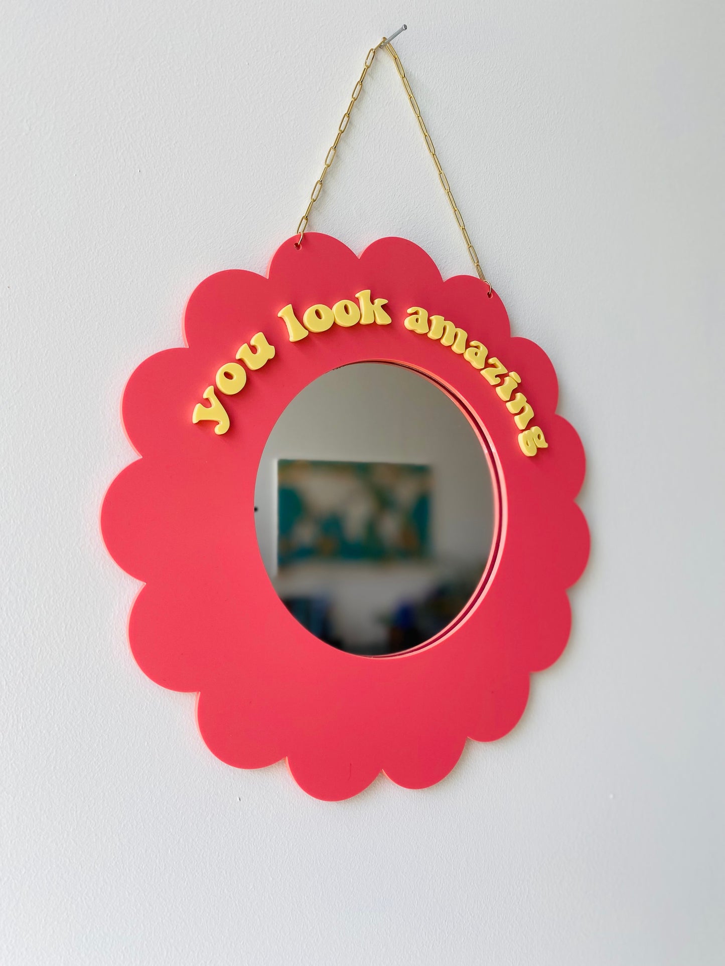 MIROIR MURAL YOU LOOK AMAZING