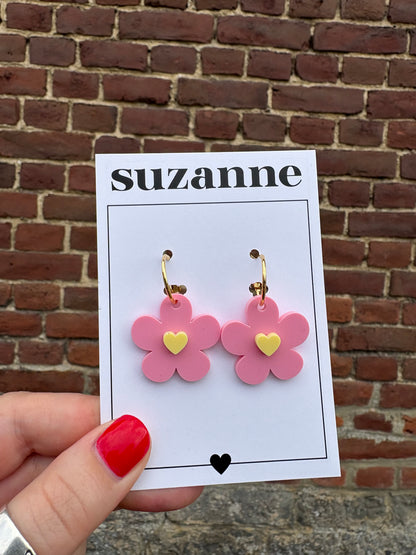 BOUCLES FLOWER POWER (+SIEURS COLORIS)