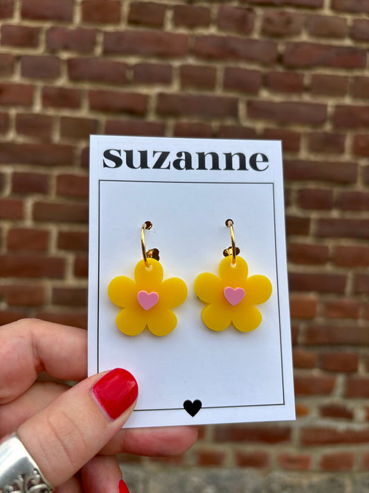 BOUCLES FLOWER POWER (+SIEURS COLORIS)