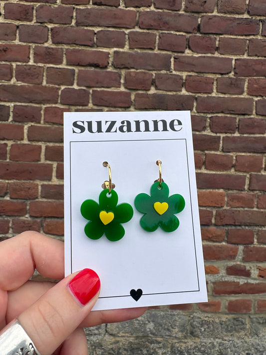BOUCLES FLOWER POWER (+SIEURS COLORIS)