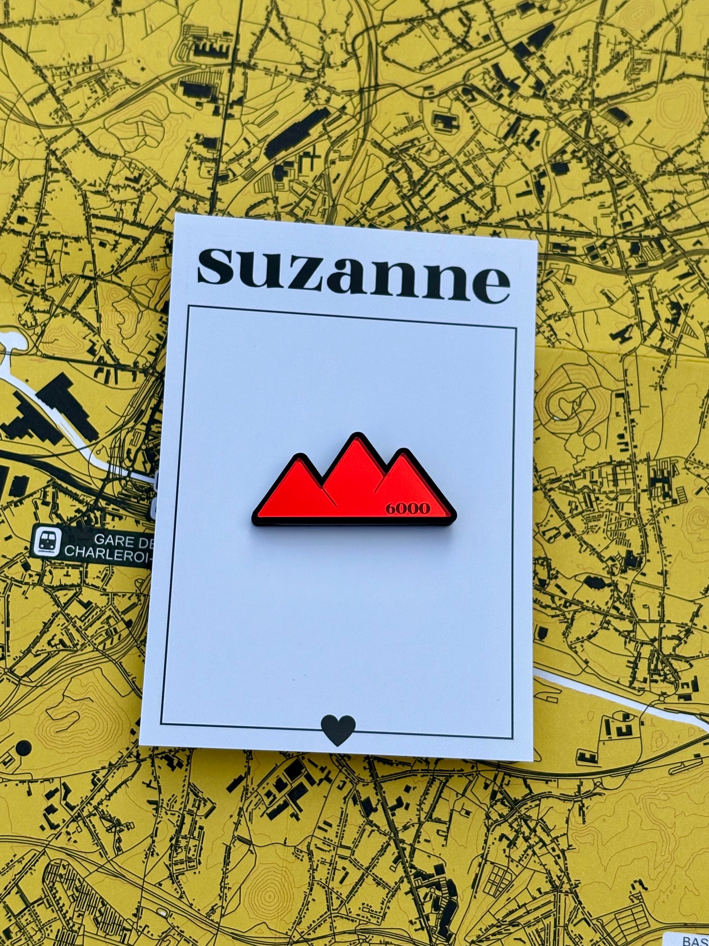 BROCHE TERRILS - CHARLEROI MON AMOUR